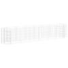 vidaXL gabion-h&oslash;jbed 260x50x50 cm galvaniseret jern
