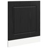 vidaXL Panel til opvaskemaskine Kalmar Sort eg 60 x 1,5 x 57 cm