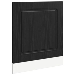 vidaXL Panel til opvaskemaskine Kalmar Sort eg 60 x 1,5 x 57 cm
