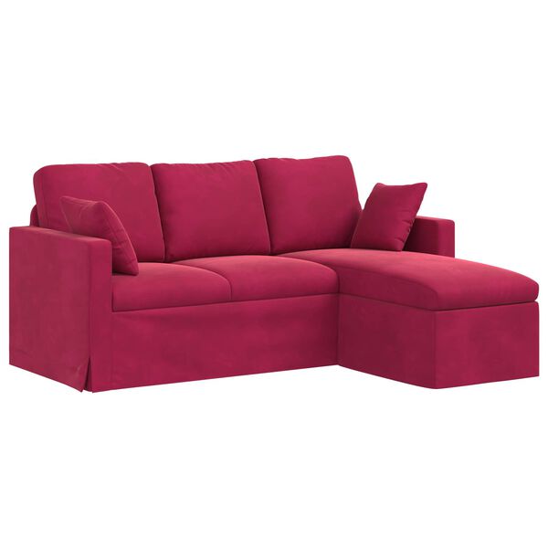 vidaXL Sofa Vinr&oslash;d 198 x 134 x 80 cm Fl&oslash;jl