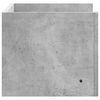 vidaXL væghylde 70,5x35x30,5 cm konstrueret træ betongrå