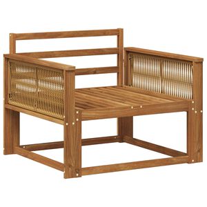 vidaXL Udend&oslash;rs Mellem Sofa Naturfarvet