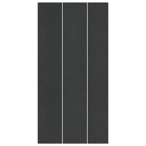 vidaXL Pool Bundark 750 x 372 x 0,1 cm Rektangul&aelig;r Non-woven stof Sort
