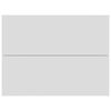 vidaXL sengeskabe 2 stk. 40x30x30 cm konstrueret træ hvid sonoma-eg