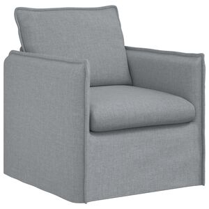 vidaXL Sofa Lysegr&aring; 195 x 82 x 85 cm Stof