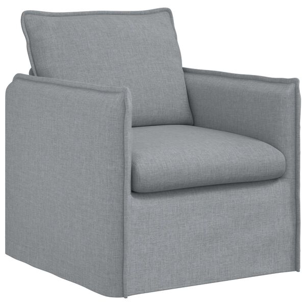vidaXL Sofa Lysegr&aring; Samlede dimensioner: 75 x 82 x 85 cm (B x D x H)