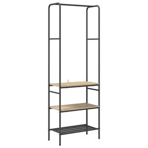 vidaXL T&oslash;jstativ Sonoma eg 60 x 30 x 171 cm Konstrueret tr&aelig;