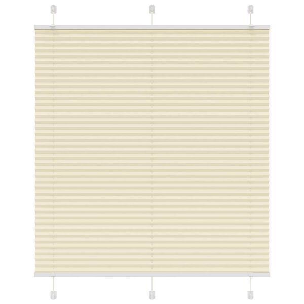 vidaXL Pliss&eacute;gardin fl&oslash;de 120x150 cm Stofbredde 119,4 cm Polyester