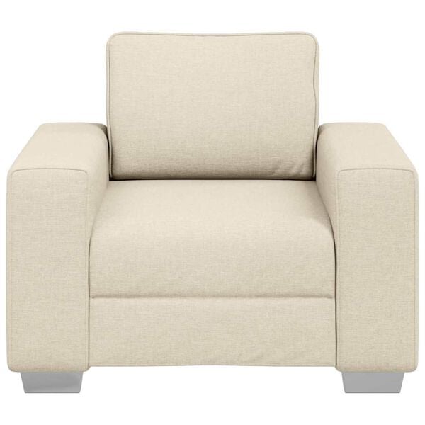 vidaXL Sofa Beige 100 x 80 x 82 cm Linned-blandet stof
