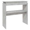 vidaXL konsolbord 80x30x80 cm konstrueret tr&aelig; betongr&aring;