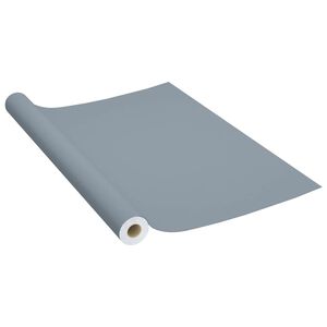 vidaXL selvkl&aelig;bende folie til m&oslash;bler 500x90 cm PVC gr&aring;