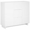 vidaXL Sideboard Hvid 85.5 x 31 x 75 cm Konstrueret tr&aelig;