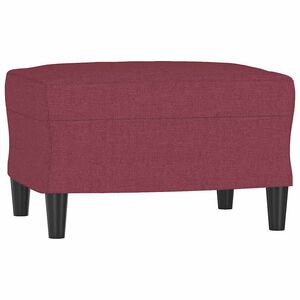 vidaXL fodskammel 60x50x41 cm stof vinr&oslash;d