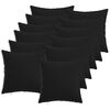 vidaXL Pudebetr&aelig;k 12 pcs HEERLEN Sort 40 x 40 cm