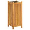 vidaXL plantekasse med for 31x31x75 cm massivt akacietr&aelig;