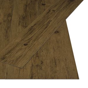 vidaXL Selvkl&aelig;bende Gulvplank Natur 32 pcs Naturlig Brun 4,46 m&sup2; PVC
