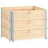 vidaXL h&oslash;jbed 3 stk. 60x80 cm massivt fyrretr&aelig;