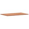 vidaXL bordplade 100x60x1,5 cm rektangulær massivt bøgetræ