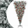 vidaXL Omvendt Kunstig H&aelig;ngende Juletr&aelig; 150 cm 150 LED'er Varm hvid