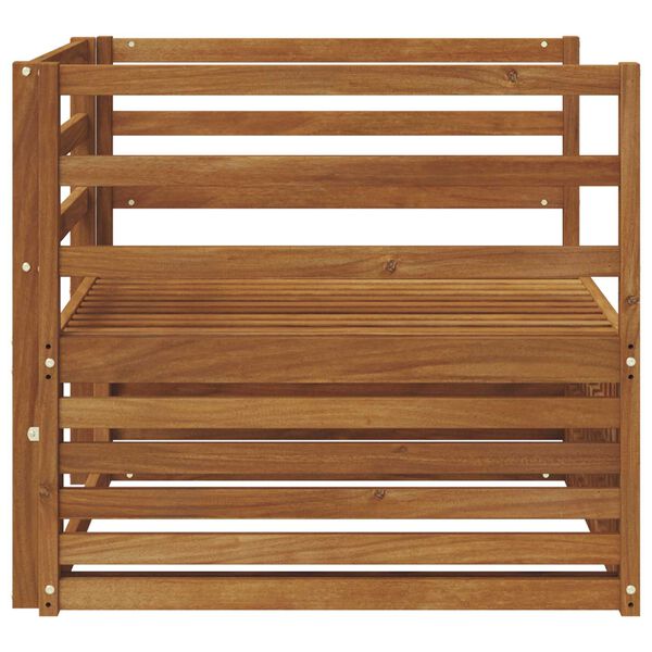 vidaXL 2 Stk Sofa med arml&aelig;n Naturfarvet