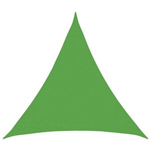 vidaXL Solsejl Lys gr&oslash;n 2 x 2 x 2 m HDPE