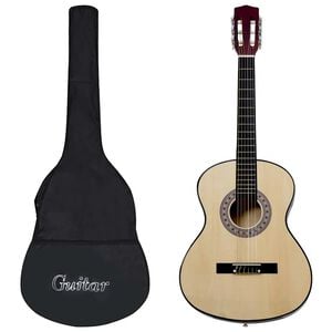 vidaXL klassisk guitar med taske for begyndere 4/4 39