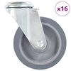 vidaXL drejehjul med bolthul 16 stk. 100 mm