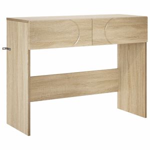 vidaXL Konsolbord Sonoma-eg 96,5 x 38 x 75 cm Konstrueret tr&aelig;