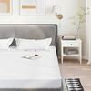 vidaXL madrasbeskytter 140x220 cm vandt&aelig;t hvid