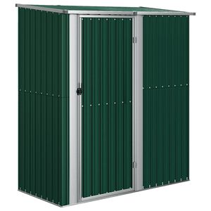 vidaXL haveskur gr&oslash;n 180,5x97x209,5 cm galvaniseret st&aring;l