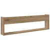 vidaXL Magasin Rack med hylde 2 pcs Artisan Egetr&aelig; 100 x 12 x 30 cm