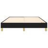 vidaXL Boxspring sengeramme 140x190 cm stof sort
