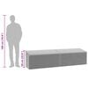 vidaXL opbevaringsboks til haven 220x50x58 cm polyrattan sort