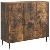 vidaXL Sideboard R&oslash;get eg 89 x 34,5 x 80 cm Konstrueret tr&aelig;