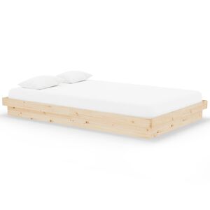 vidaXL sengeramme 120x200 cm massivt tr&aelig;
