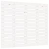 vidaXL sengegavl 106x3x91,5 cm massivt fyrretr&aelig; hvid