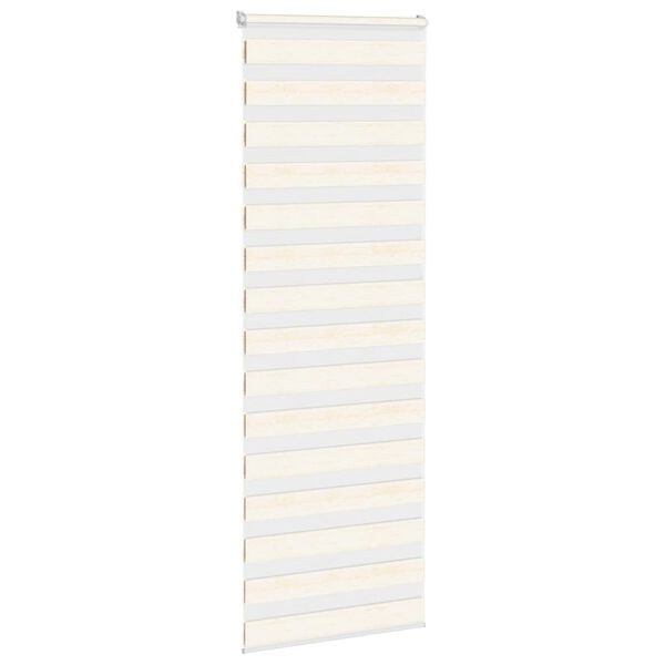 vidaXL zebragardin marmorbeige 85x230 cm stofbredde 80,9 cm polyester