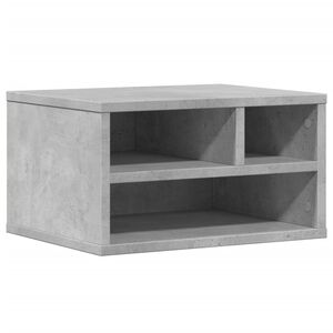 vidaXL printerstativ 40x32x22,5 cm konstrueret tr&aelig; betongr&aring;