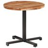 vidaXL bistrobord &Oslash;80x75 cm massivt akacietr&aelig;
