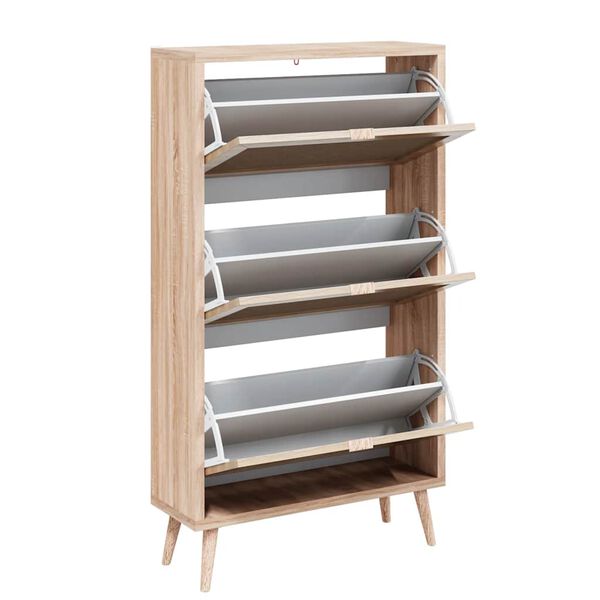 Finori skoskab Bali 49A sonoma-eg og r&oslash;rfletprint