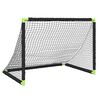 vidaXL fodboldm&aring;l til b&oslash;rn 90x64x64 cm foldbart sort