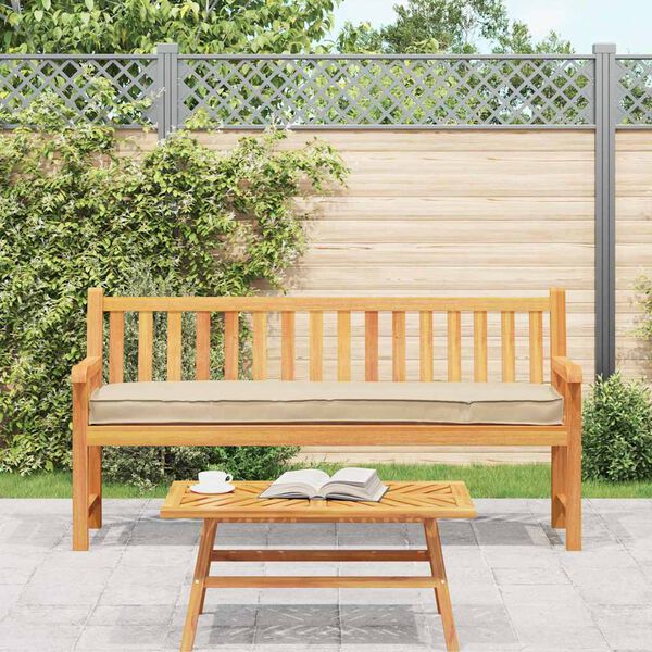 vidaXL Pallet pude Beige 200 x 40 x 8 cm Oxford stof