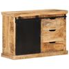 vidaXL sk&aelig;nk 80x30x55 cm massivt ru mangotr&aelig;