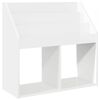 vidaXL B&oslash;rnebogreol H&oslash;j gloss hvid 72,5 x 29,5 x 69 cm Konstrueret tr&aelig;