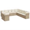 vidaXL sofas&aelig;t til haven 11 dele med hynder polyrattan beige