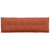 vidaXL Rygpude R&oslash;d orange 160 x 50 cm Velourstof