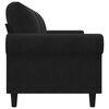 vidaXL 3-personers sofa 180 cm velour sort