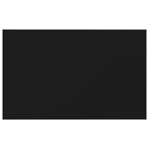 vidaXL boghylder 4 stk. 80x50x1,5 cm konstrueret tr&aelig; sort