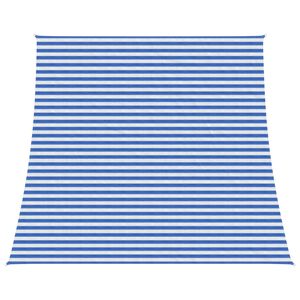 vidaXL Solsejl Bl&aring; og Hvid 4 / 5 x 4 m HDPE