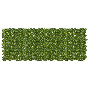 vidaXL Altanscreen med blade Gr&oslash;n og Gul 200 x 75 cm